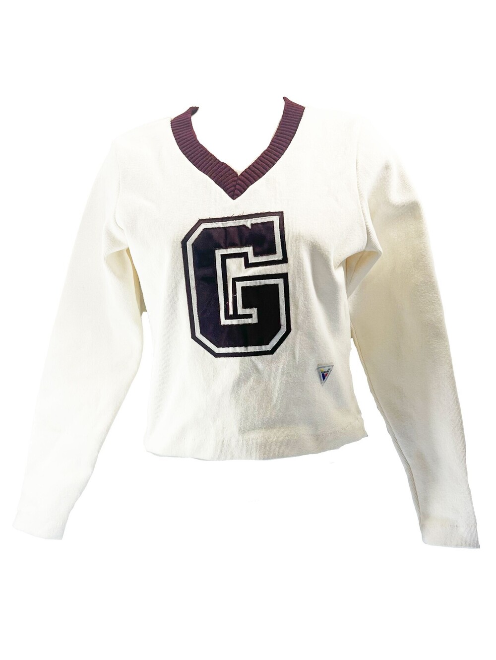 Vintage 90s Varsity Cheerleading Letter G Letterman Sweater Womens Size 36
